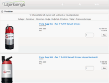 Tablet Screenshot of liljenbergs.com
